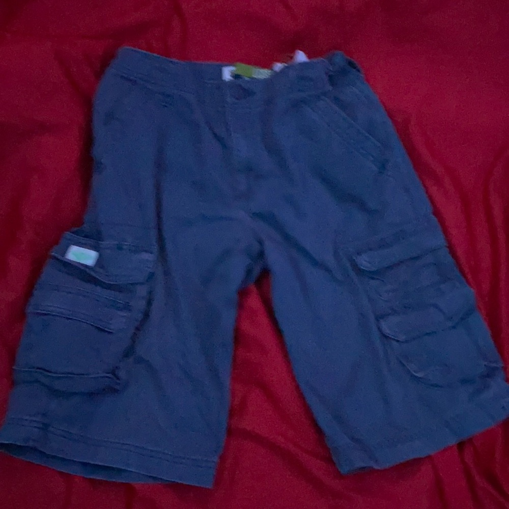 grey cargo shorts